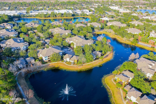12700 Bartram Park Blvd Unit 2333, Jacksonville, FL 32258 - birds eye view of property with a residential view and a water view