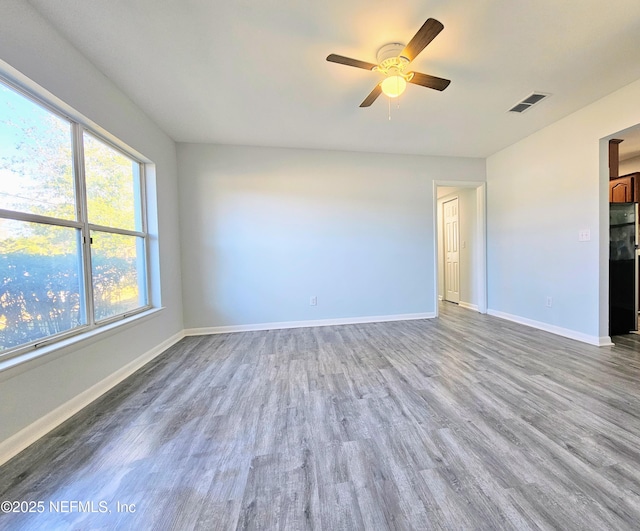 2434 Leonid Rd, Jacksonville, FL 32218 - unfurnished room with hardwood / wood-style floors and ceiling fan