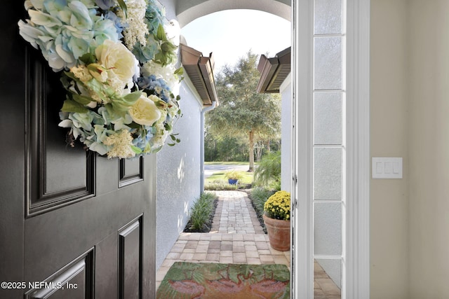 view of entrance foyer