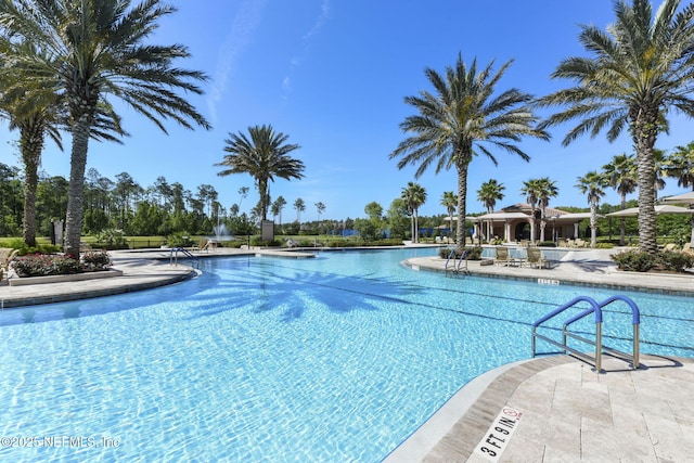 view of pool