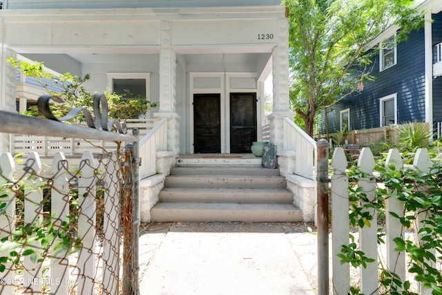 view of entrance to property