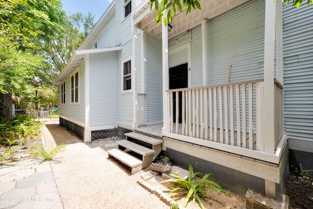 view of entrance to property