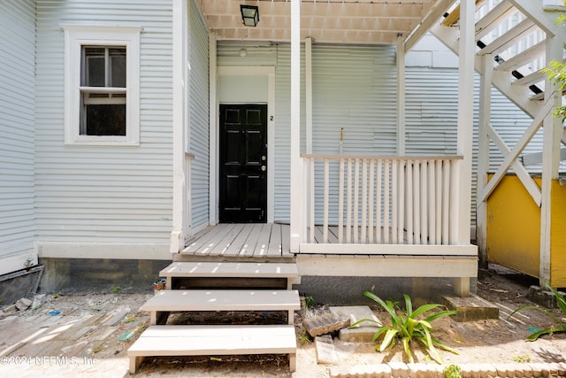 view of entrance to property