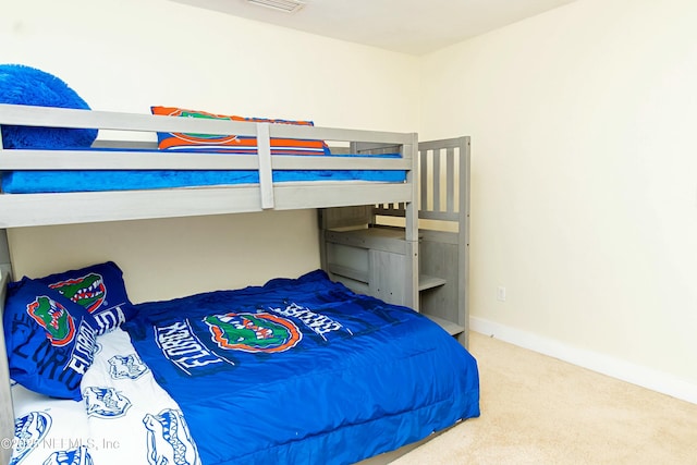 bedroom featuring carpet floors