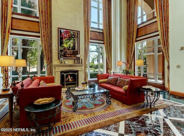 view of community lobby