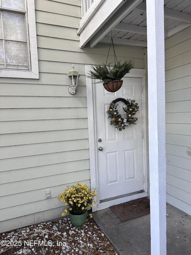 view of entrance to property