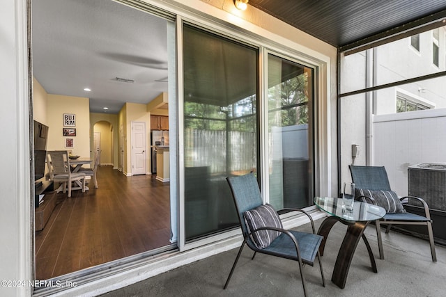 sunroom featuring plenty of natural light