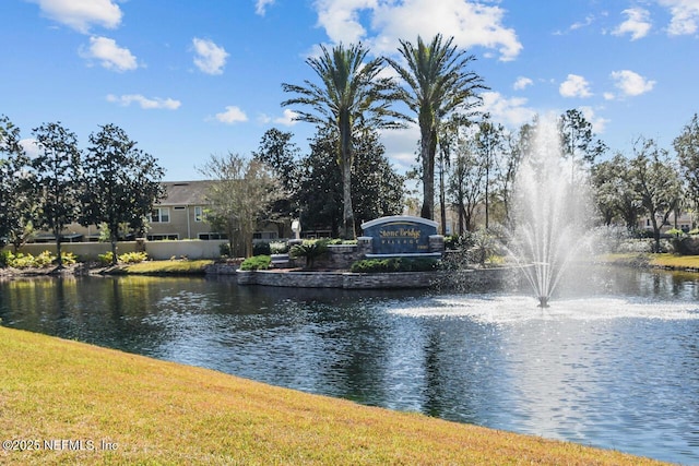 view of water feature