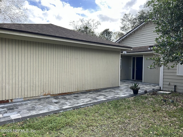 exterior space with a patio area