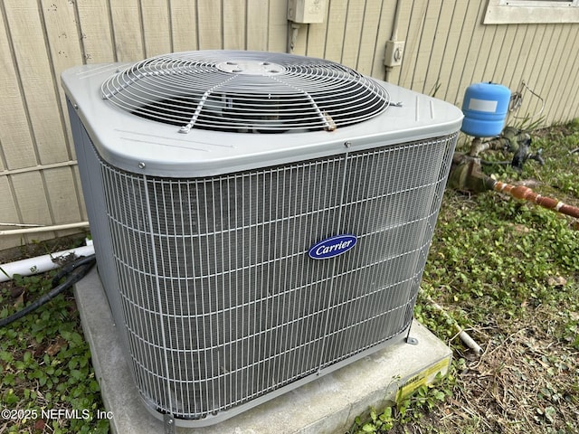 exterior details with central air condition unit