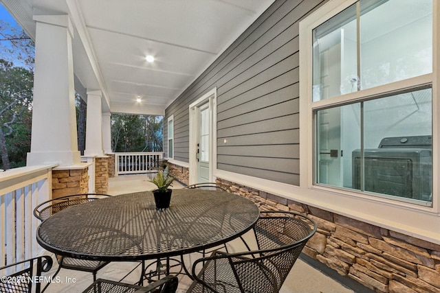 85158 Southern Creek Blvd, Fernandina Beach, FL 32034 - view of patio / terrace featuring a porch