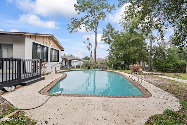 view of pool