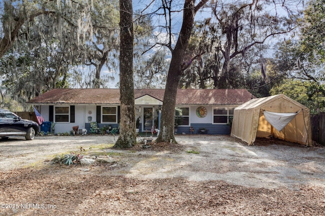 view of ranch-style house