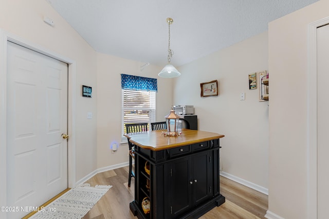 dining room featuring light hardwood / wood-style floors