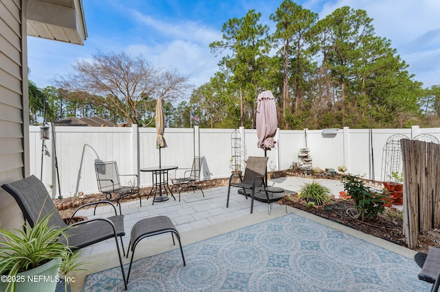 view of patio