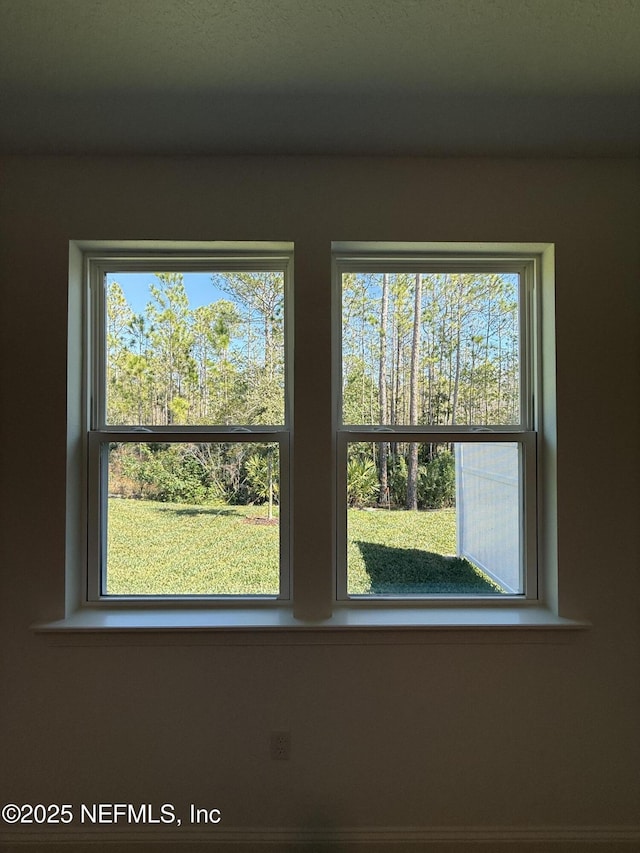 view of room details