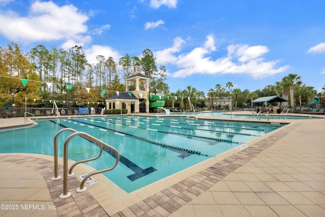 view of pool