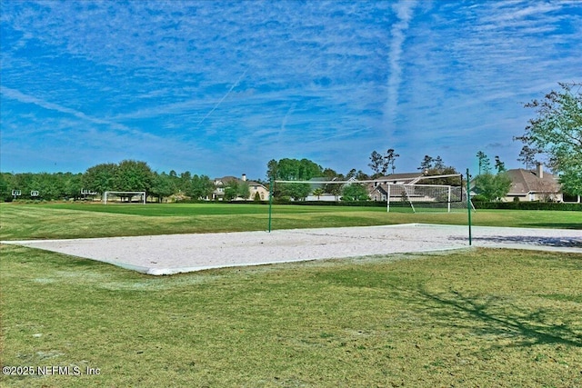 view of community with volleyball court