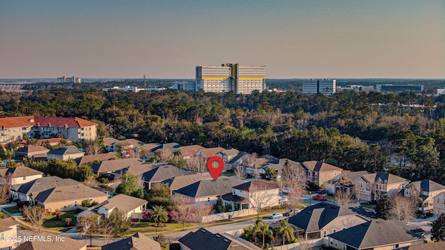 birds eye view of property featuring a residential view