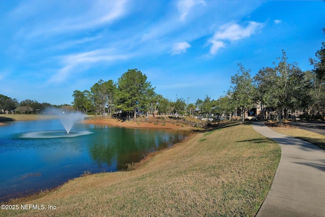 property view of water