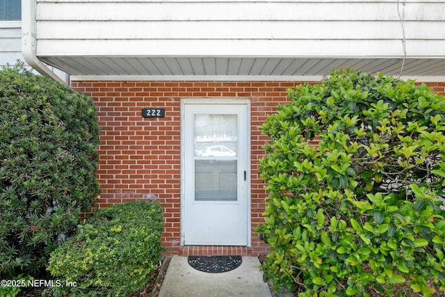 view of entrance to property