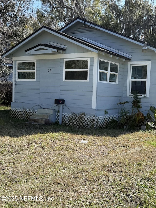 view of side of property