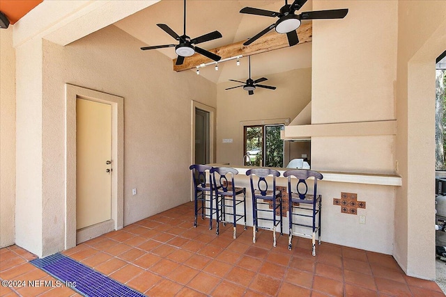 13612 Mcqueens Ct, Jacksonville, FL 32225 - view of patio / terrace with a bar