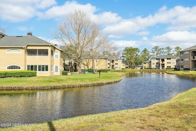 water view with a residential view