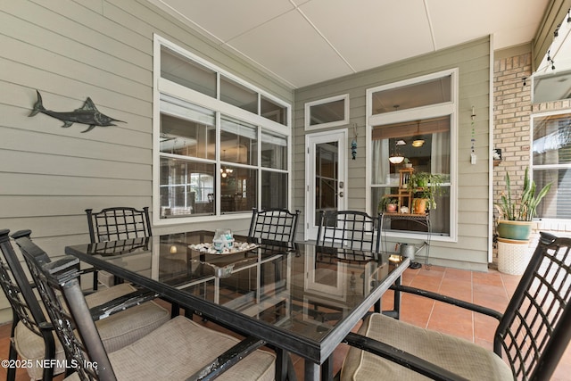 view of patio / terrace with outdoor dining space