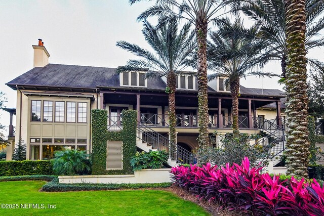 78 Cameron Dr, Ponte Vedra, FL 32081 - view of building exterior with stairs