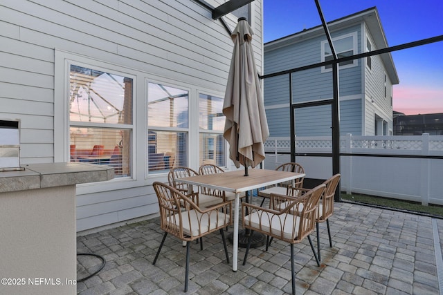 sunroom / solarium with a wealth of natural light