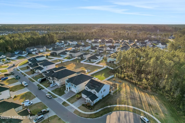 bird's eye view featuring a residential view