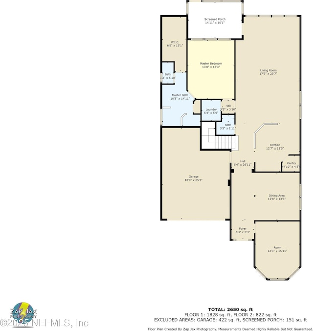 1465 Shadow Creek Dr, Orange Park, FL 32065 - floor plan