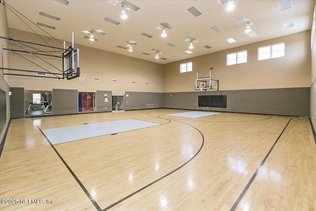 view of basketball court