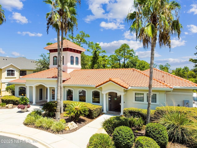4306 Serena Cir, Saint Augustine, FL 32084 - mediterranean / spanish home with stucco siding and a tiled roof