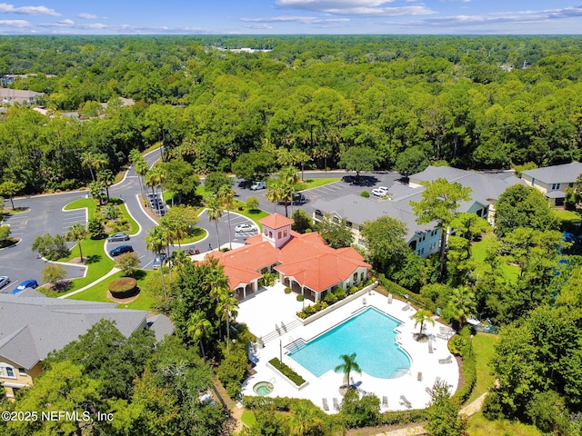 4306 Serena Cir, Saint Augustine, FL 32084 - birds eye view of property featuring a view of trees