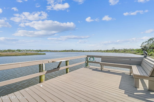 4306 Serena Cir, Saint Augustine, FL 32084 - view of dock featuring a water view