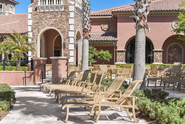 view of patio