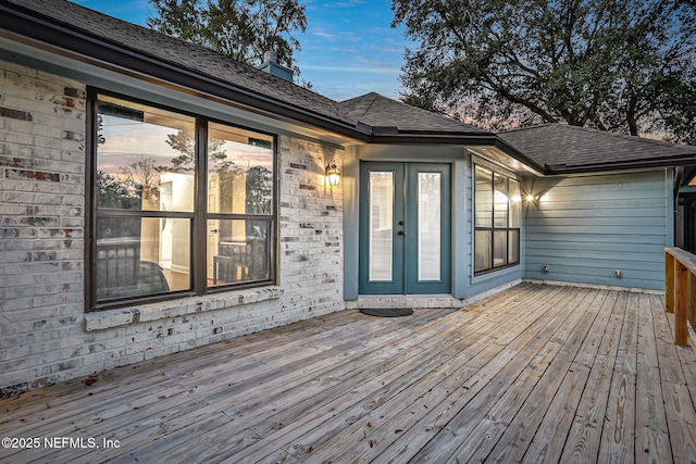 994 Lakeridge Dr, Orange Park, FL 32065 - deck with french doors