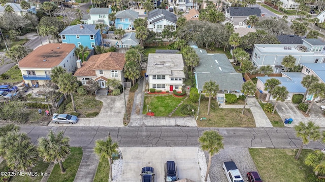 birds eye view of property featuring a residential view