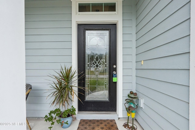 view of entrance to property