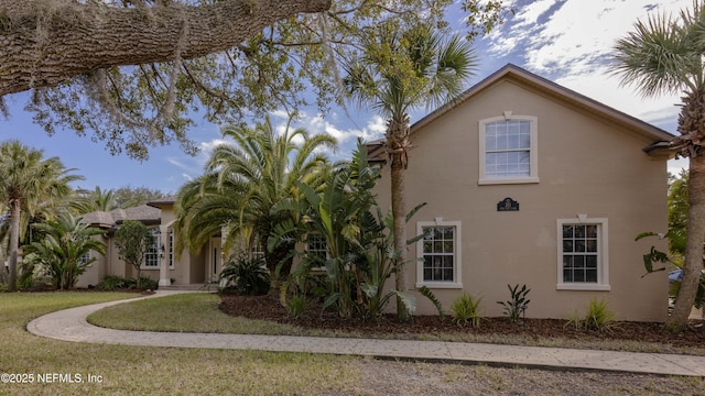 view of property exterior featuring stucco siding