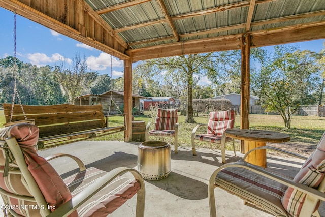 view of patio