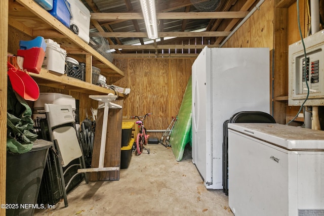 view of storage room