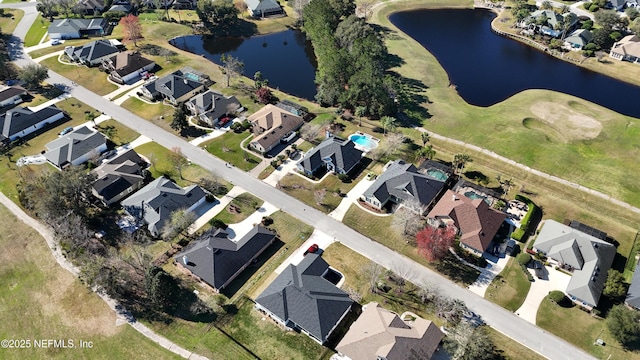3383 Olympic Dr, Green Cove Springs, FL 32043 - birds eye view of property with a water view and a residential view