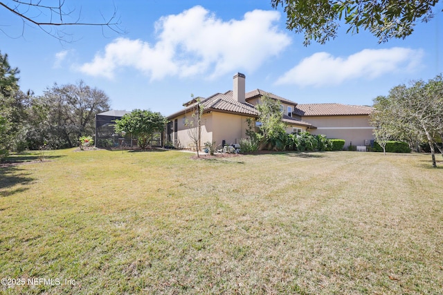 exterior space featuring a lanai