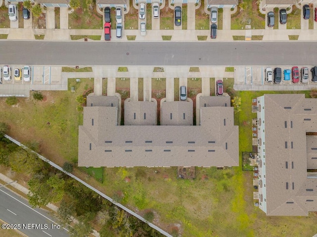 drone / aerial view featuring a residential view