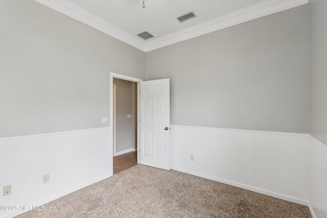 1494 Walnut Creek Dr, Fleming Island, FL 32003 - unfurnished room featuring carpet and ornamental molding