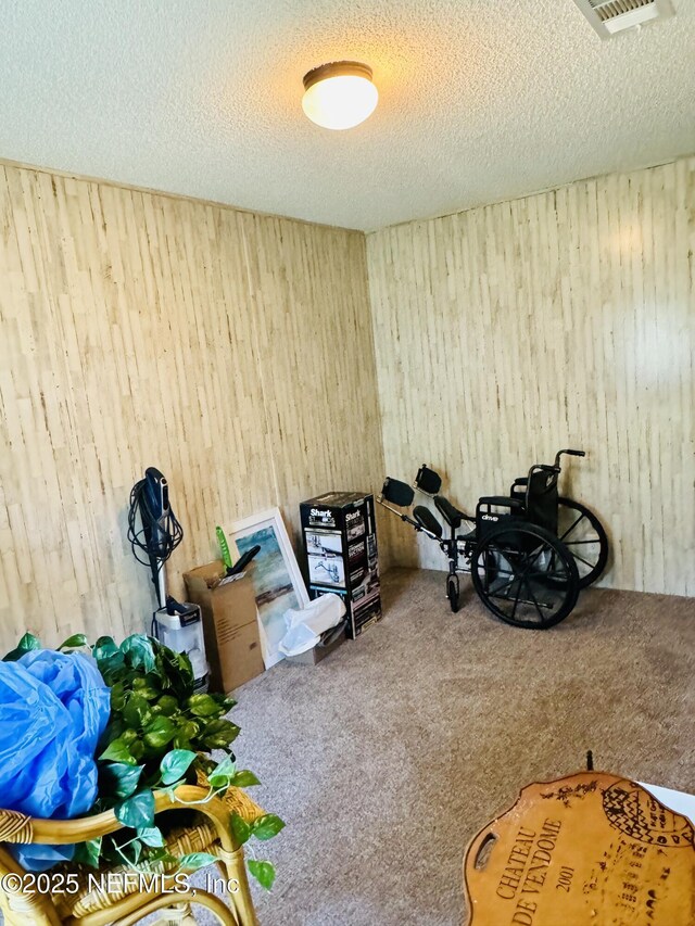 storage room featuring visible vents