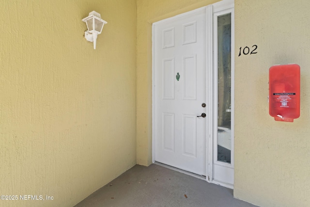 view of entrance to property